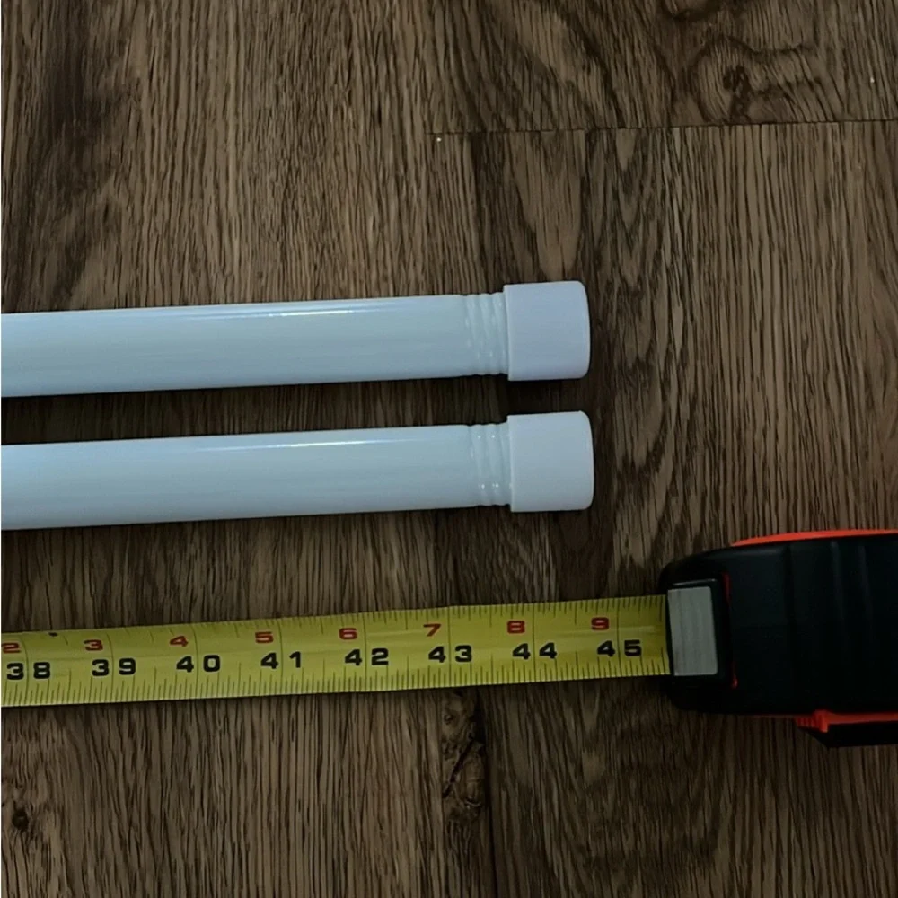 White Clothing Rods